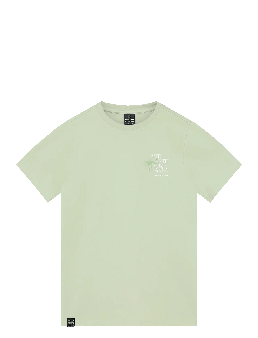 Indian Blue Jeans - T-Shirt Chest and Backprint - kortärmade t-shirts - laurel green - 0