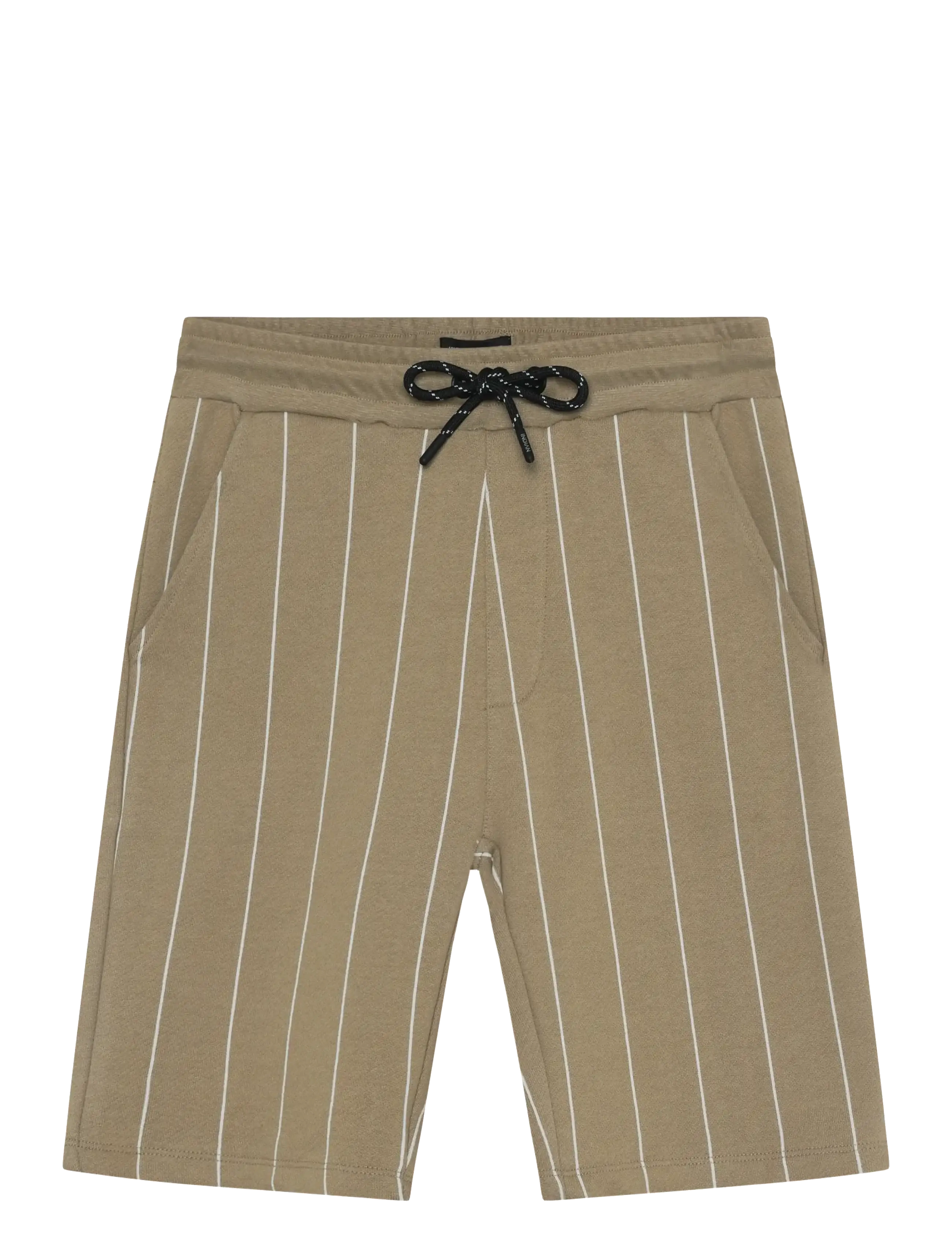 Indian Blue Jeans Jog Short Stripe - Indian Blue Jeans - SAND STORM / beige