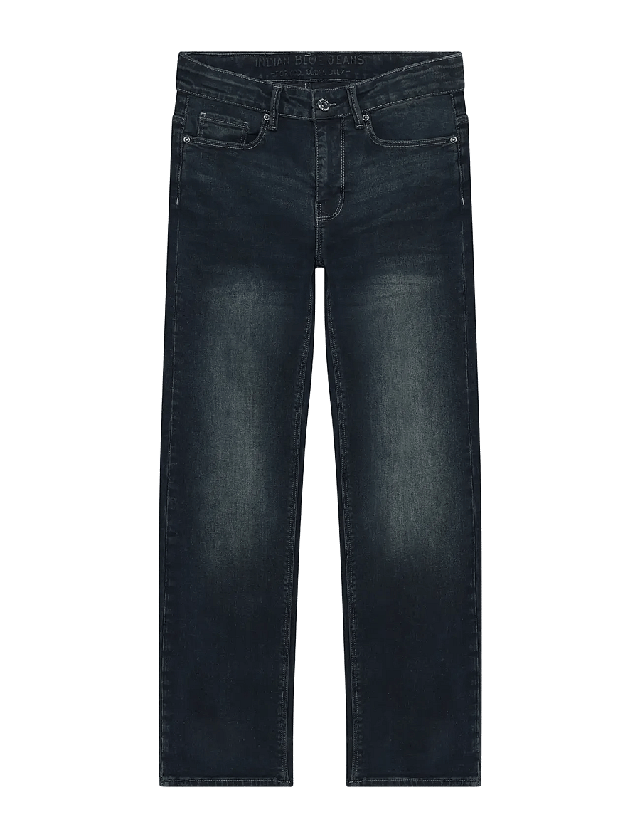Indian Blue Jeans - Wide Straight Fit Blue jeans - dark denim - 0