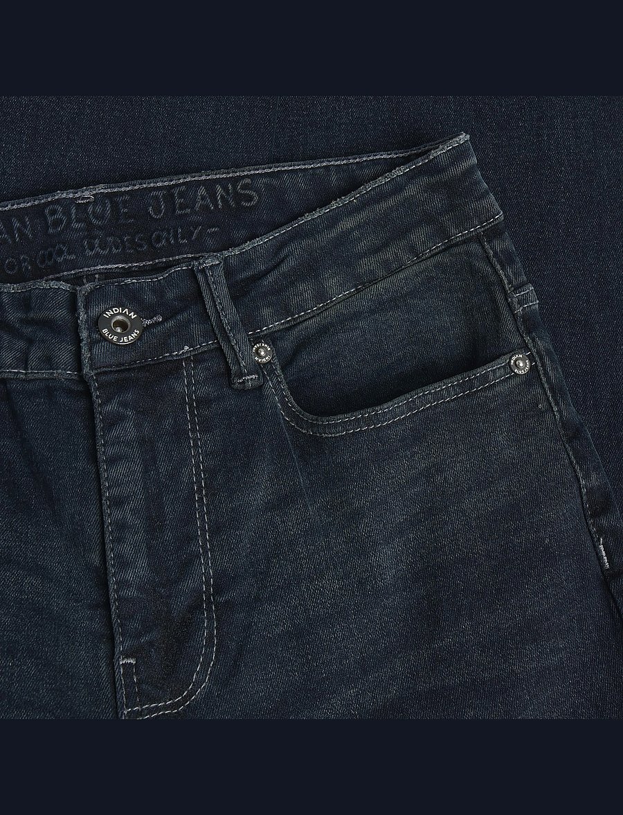 Indian Blue Jeans - Wide Straight Fit Blue jeans - dark denim - 2