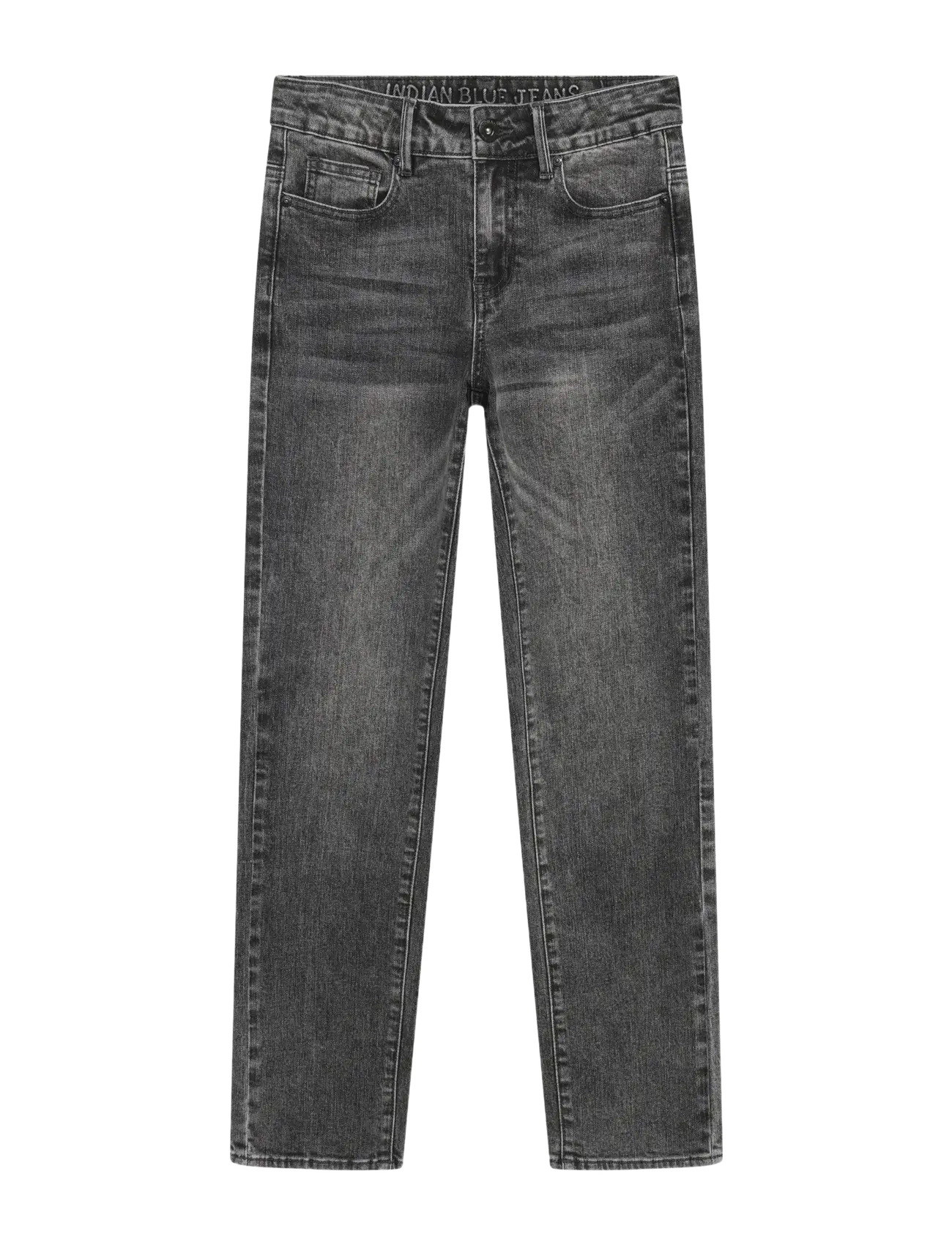 Indian Blue Jeans Wide Straight Fit Grey jeans - Wide leg jeans - DARK GREY DENIM / grey