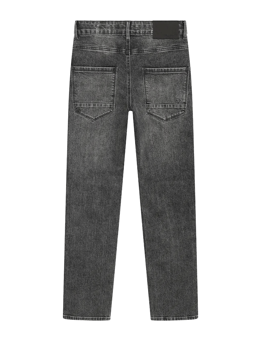Indian Blue Jeans - Wide Straight Fit Grey jeans - dark grey denim - 1