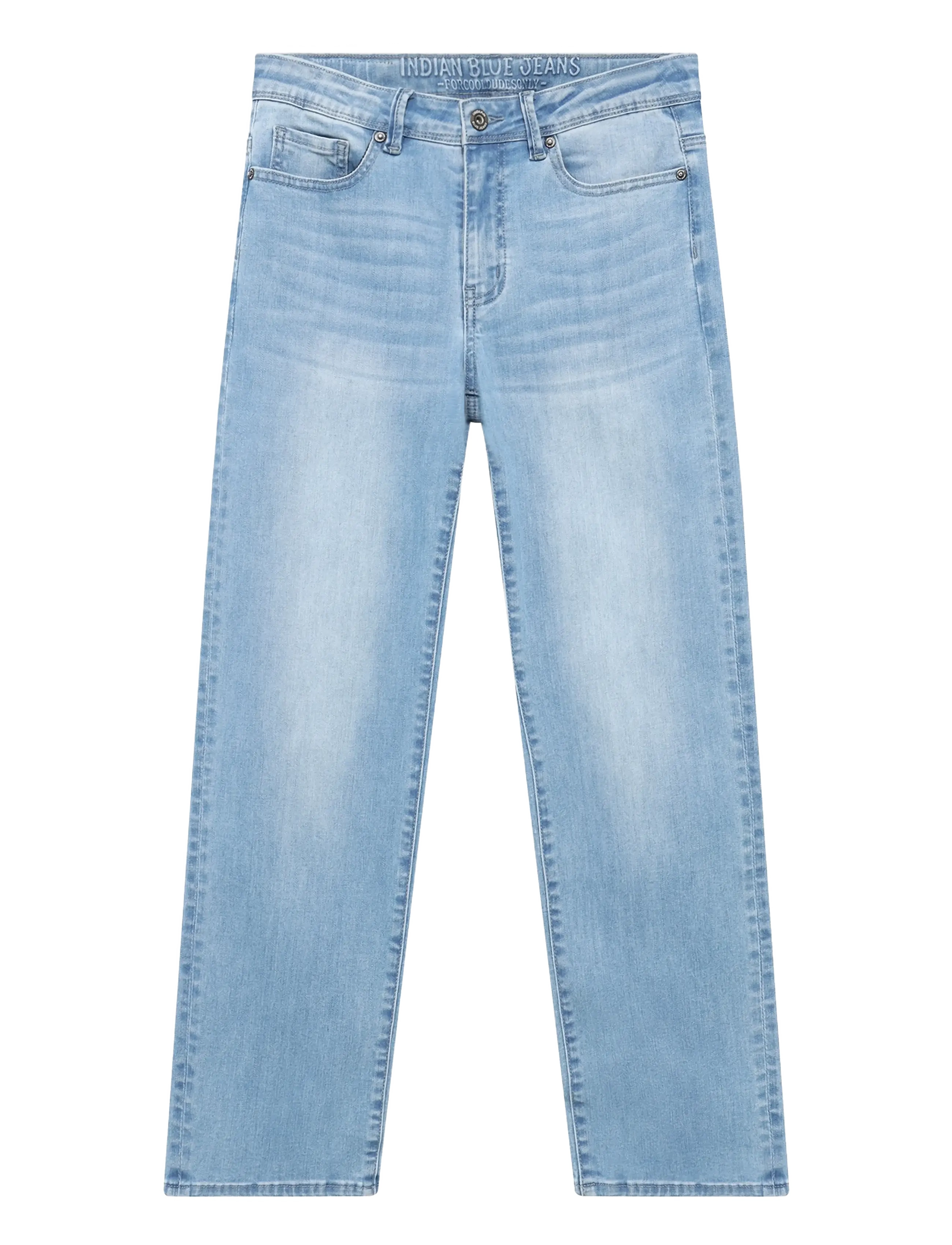 Indian Blue Jeans Wide Loose Fit Blue Jeans - Indian Blue Jeans - USED MEDIUM DENIM / blue