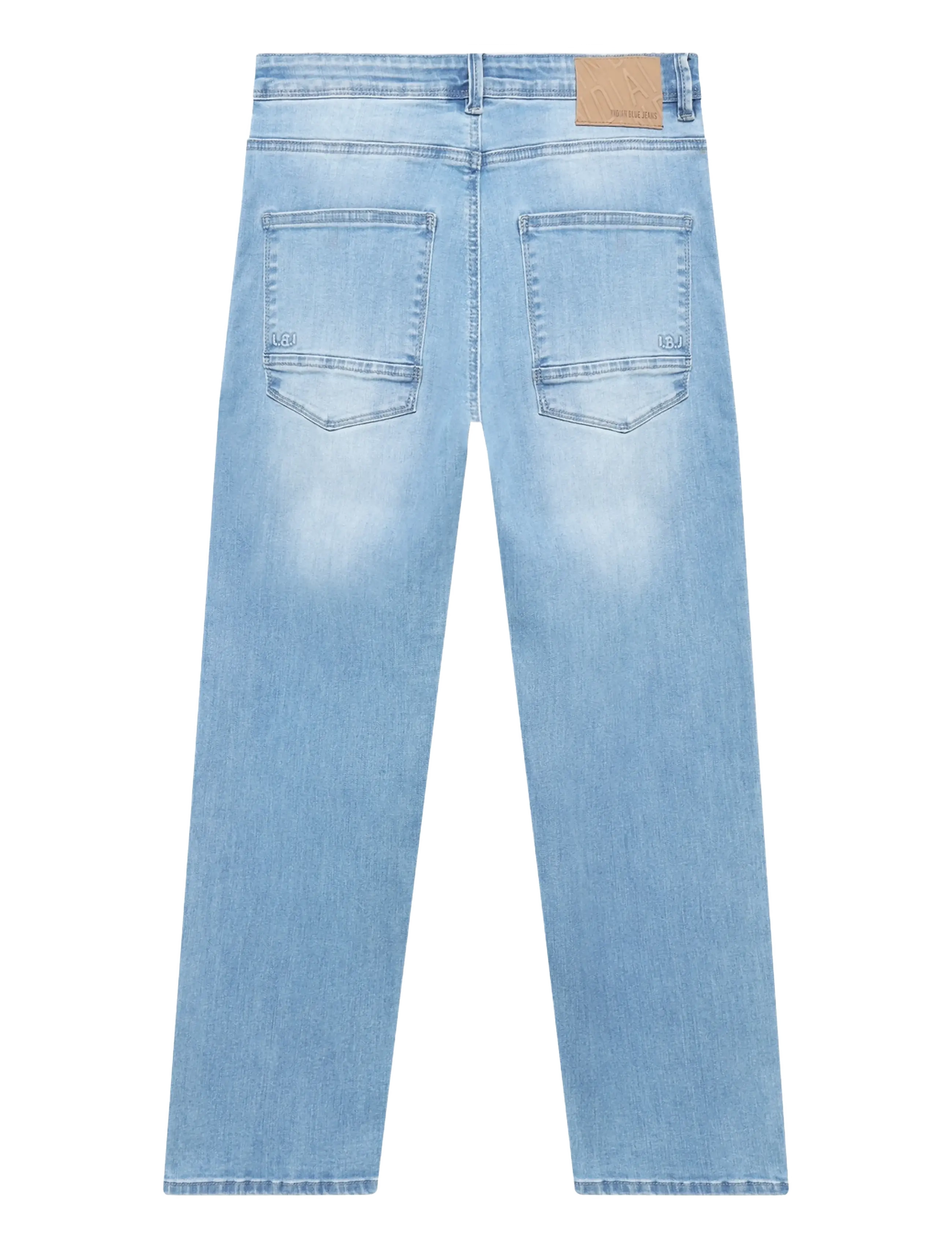 Indian Blue Jeans - Wide Loose Fit Blue Jeans - used medium denim - 2