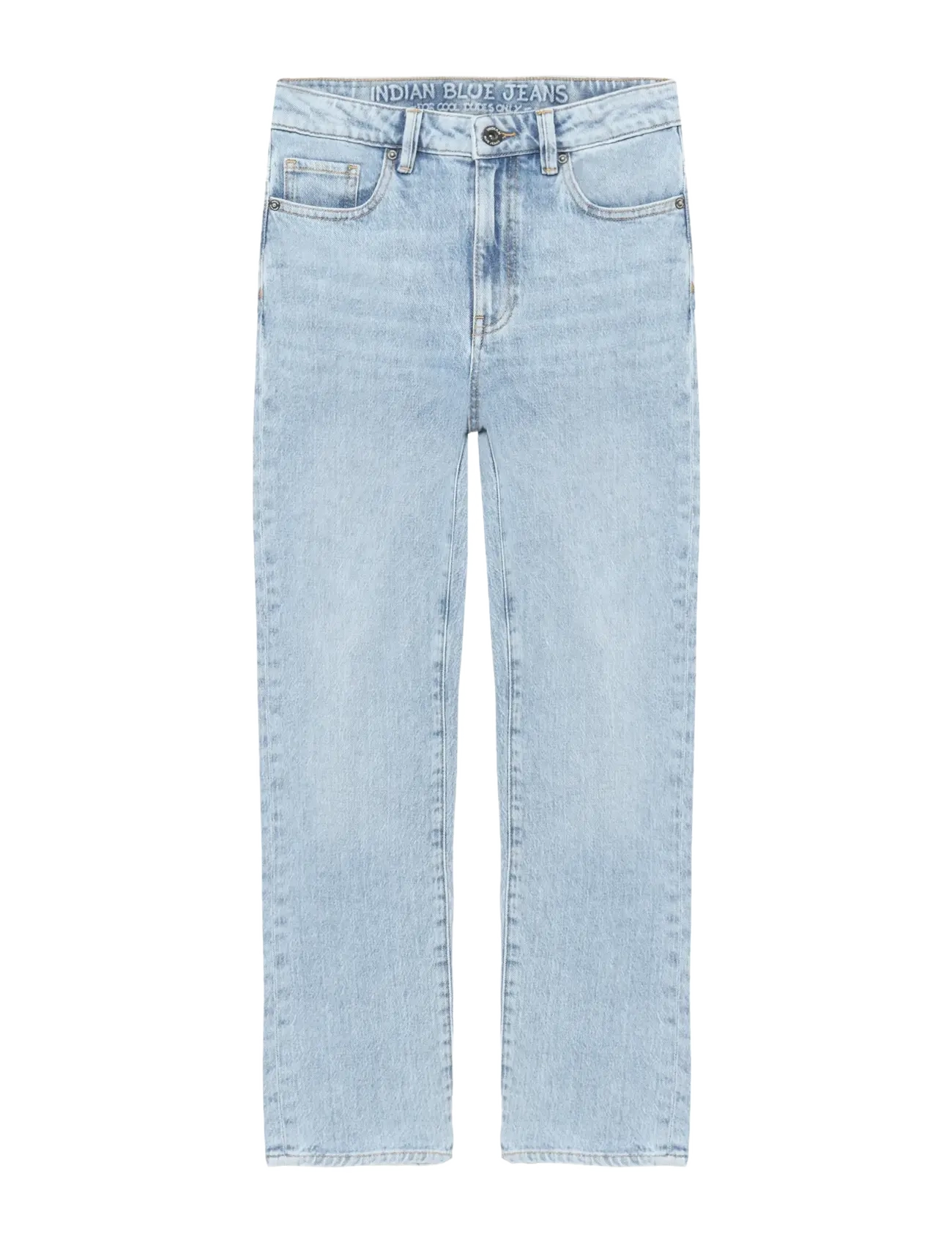 Indian Blue Jeans Wide Loose Fit Blue Jeans - Indian Blue Jeans - LIGHT DENIM BLUE / blue