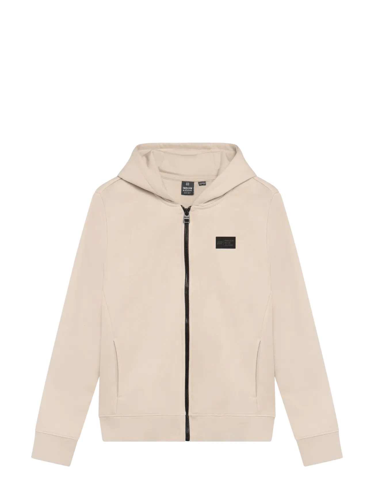 Indian Blue Jeans Hooded Zip Jacket Brushed - Kapuzenpullover - PALE SAND / beige