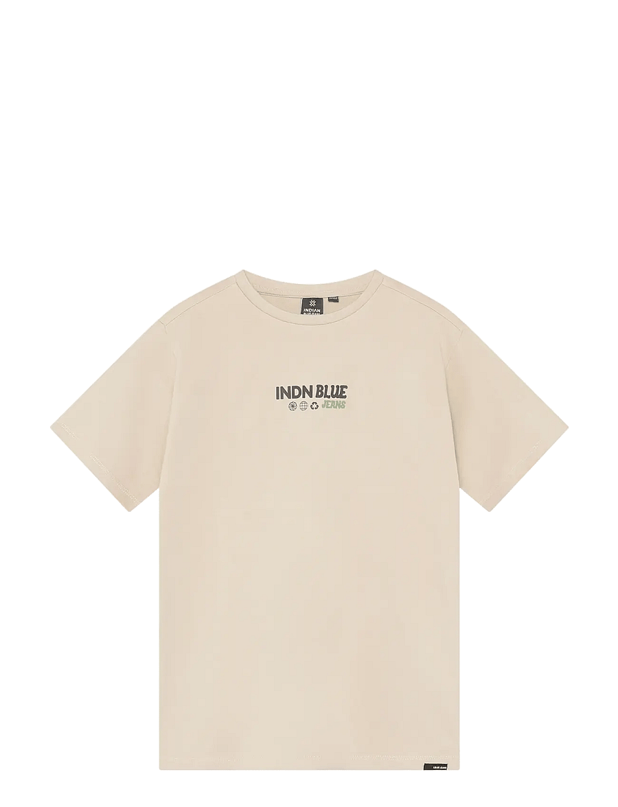 Indian Blue Jeans - T-Shirt Indian Blue - kortærmede t-shirts - pale sand - 0