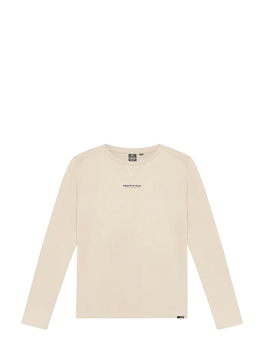 Indian Blue Jeans - T-Shirt LS Chest and Backprint - langärmelig - pale sand - 0