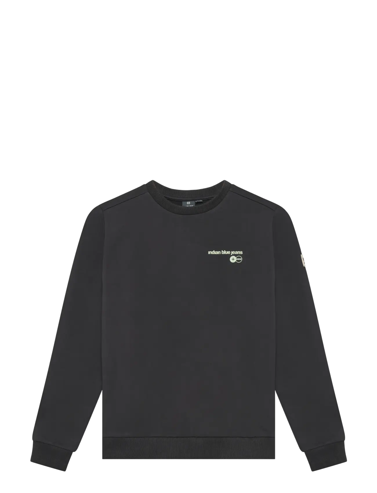 Indian Blue Jeans Sweater Chest and Backprint - Sweatshirts - ANTRA ASH / grey