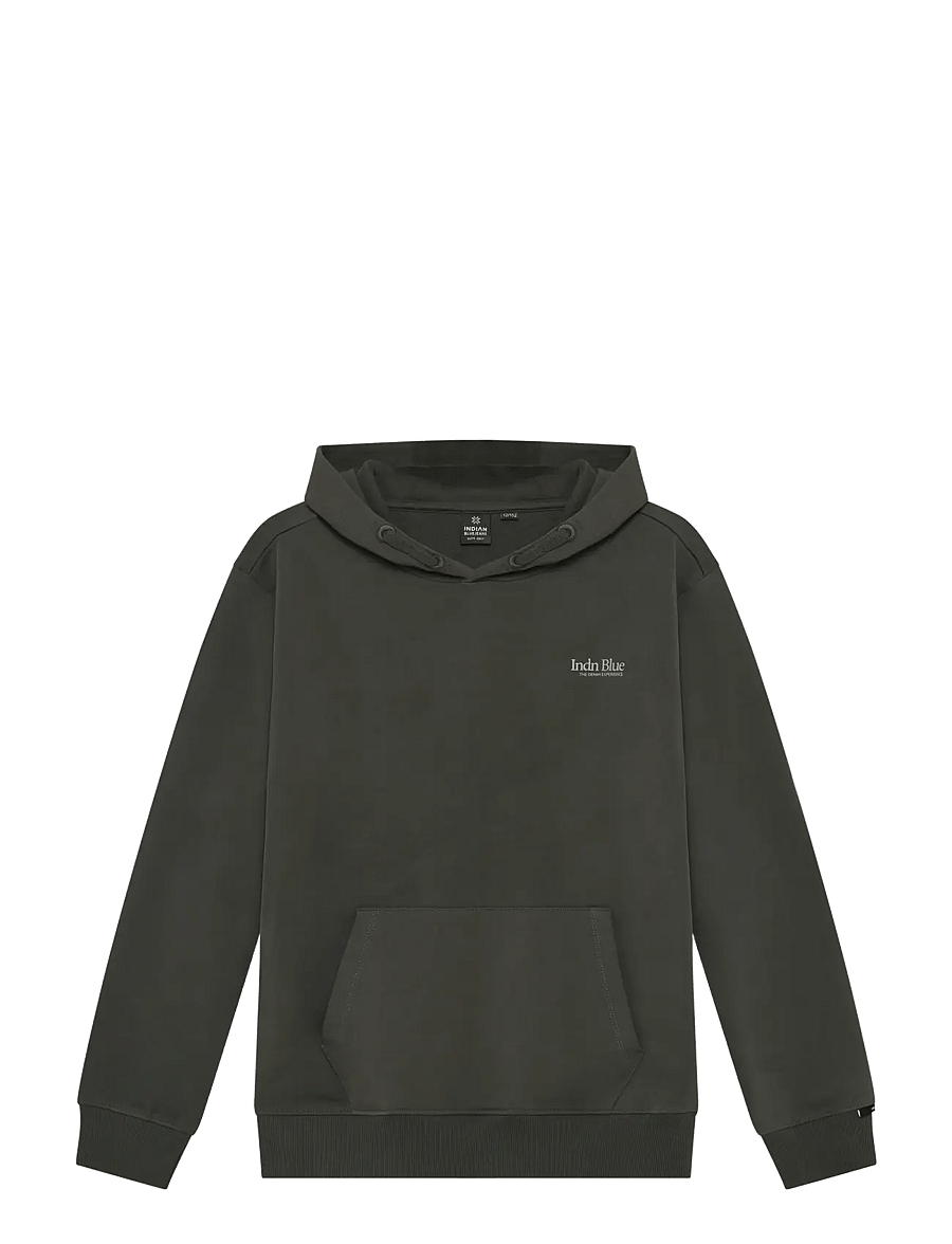 Indian Blue Jeans - Loose Fit Hoodie Basic - kapuzenpullover - dust army - 0