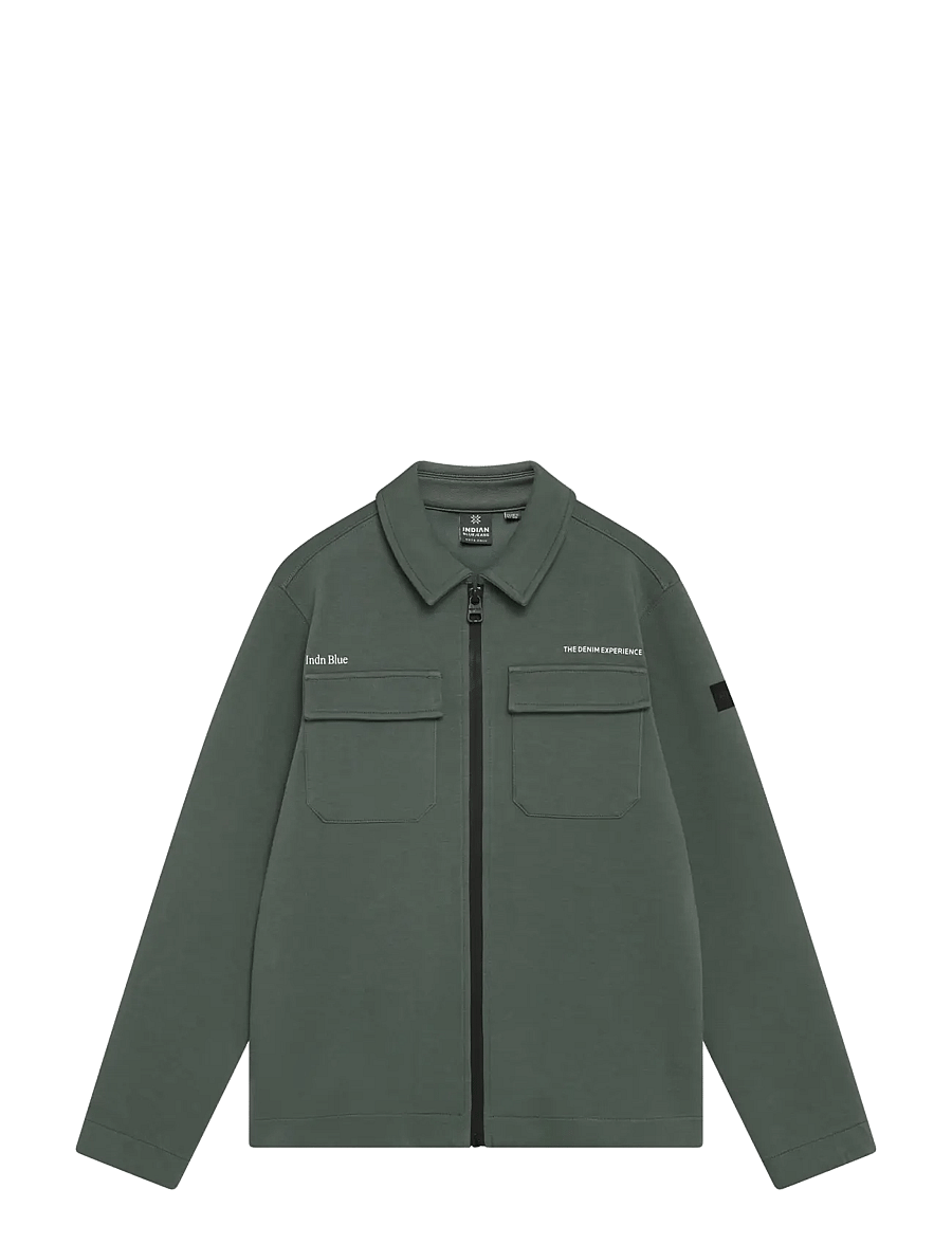 Indian Blue Jeans - Shirt Jacket Zip Indian - leichte jacken - dust army - 0