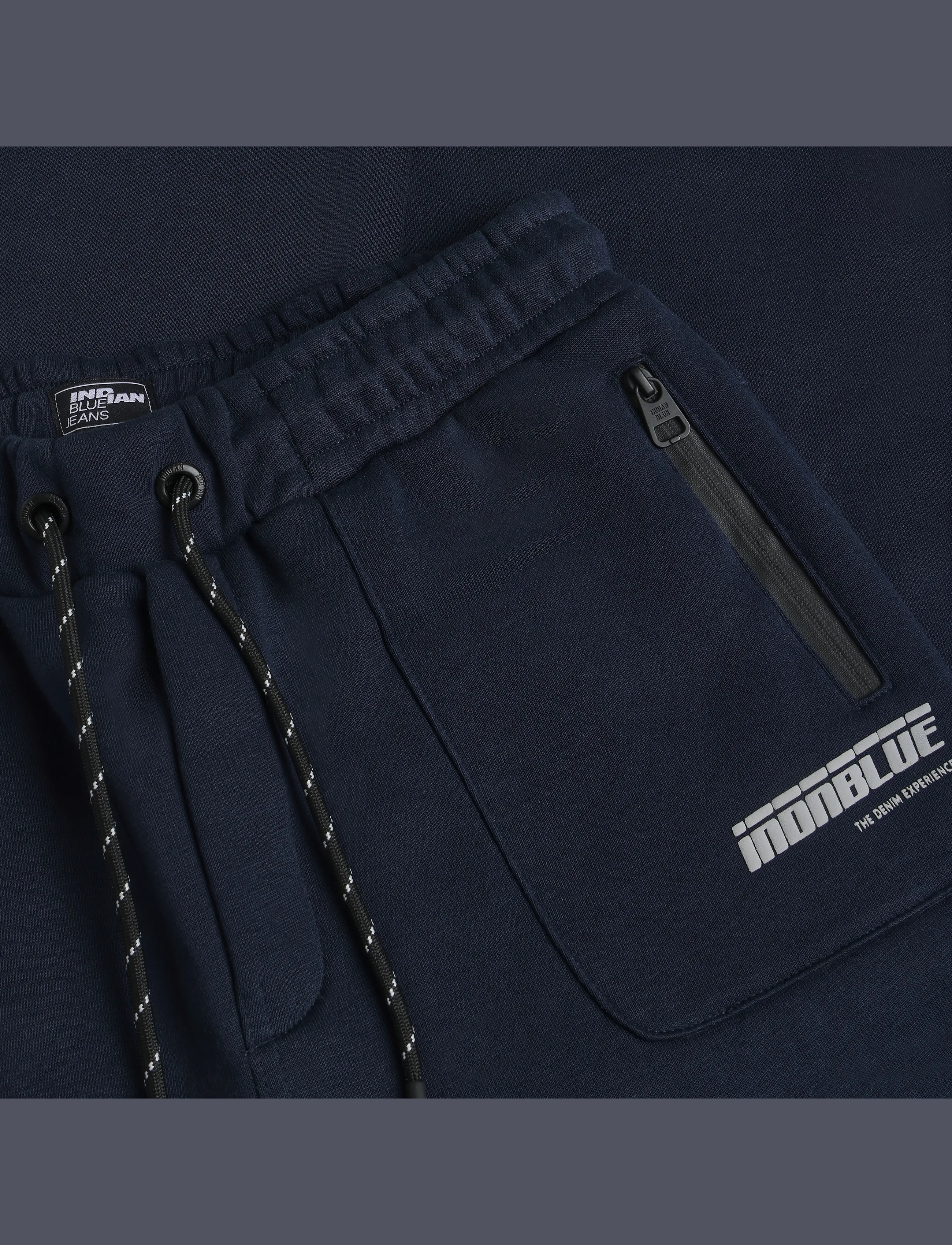 Indian Blue Jeans - Jogpant Zip Wide - herbstliche kleidung - deep navy - 2