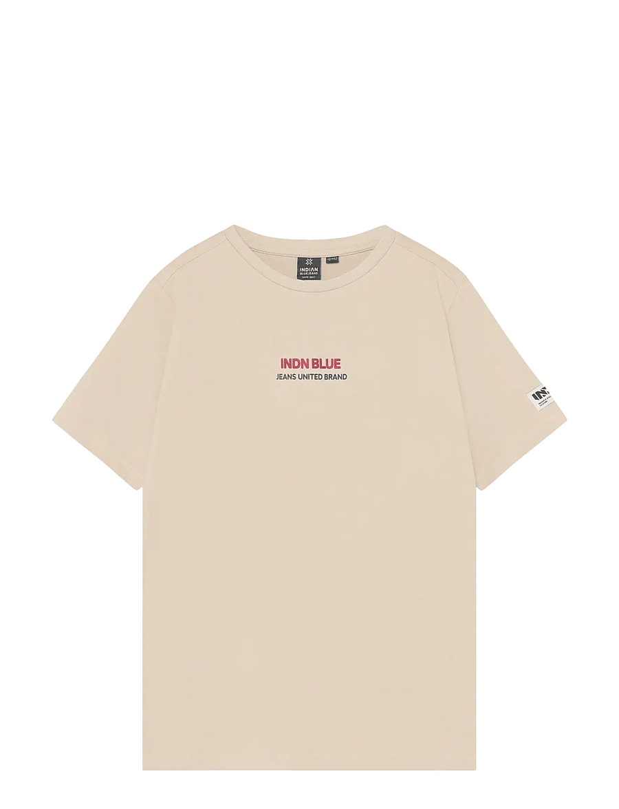 Indian Blue Jeans - T-Shirt Indian Backprint - pale sand - 0