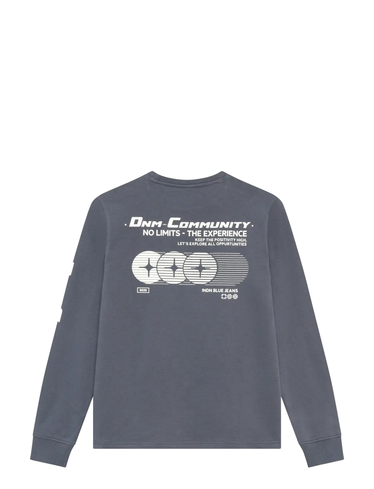 Indian Blue Jeans - T-Shirt LS AW Sleeve - herbstliche kleidung - mid grey - 1