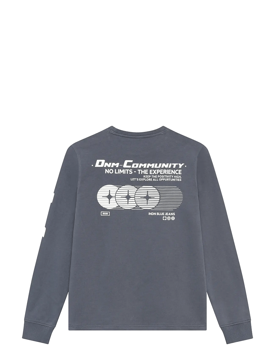 Indian Blue Jeans - T-Shirt LS AW Sleeve - langärmelig - mid grey - 1