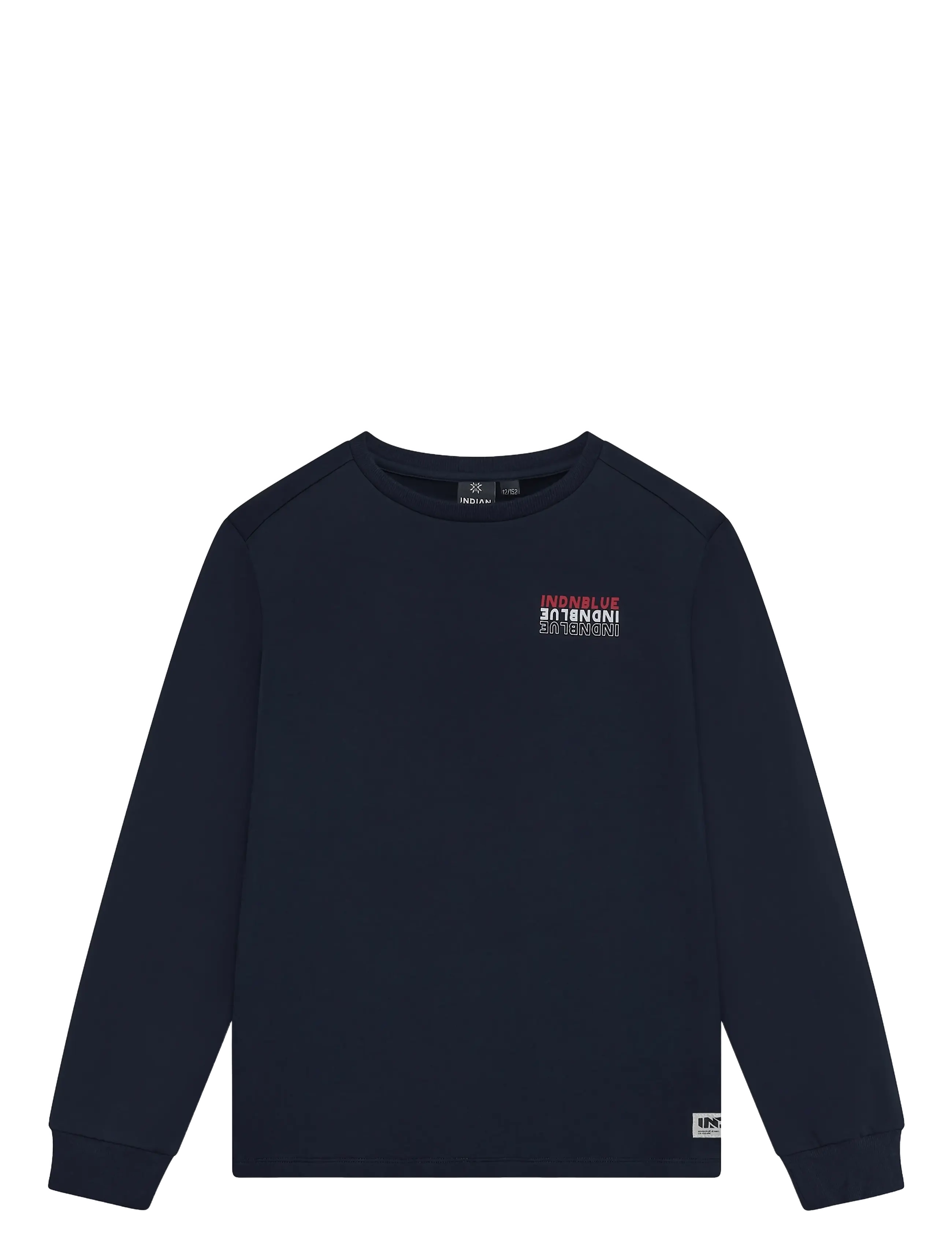 Indian Blue Jeans T-Shirt LS Backprint Indian - Långärmade t-shirts - DEEP NAVY / navy