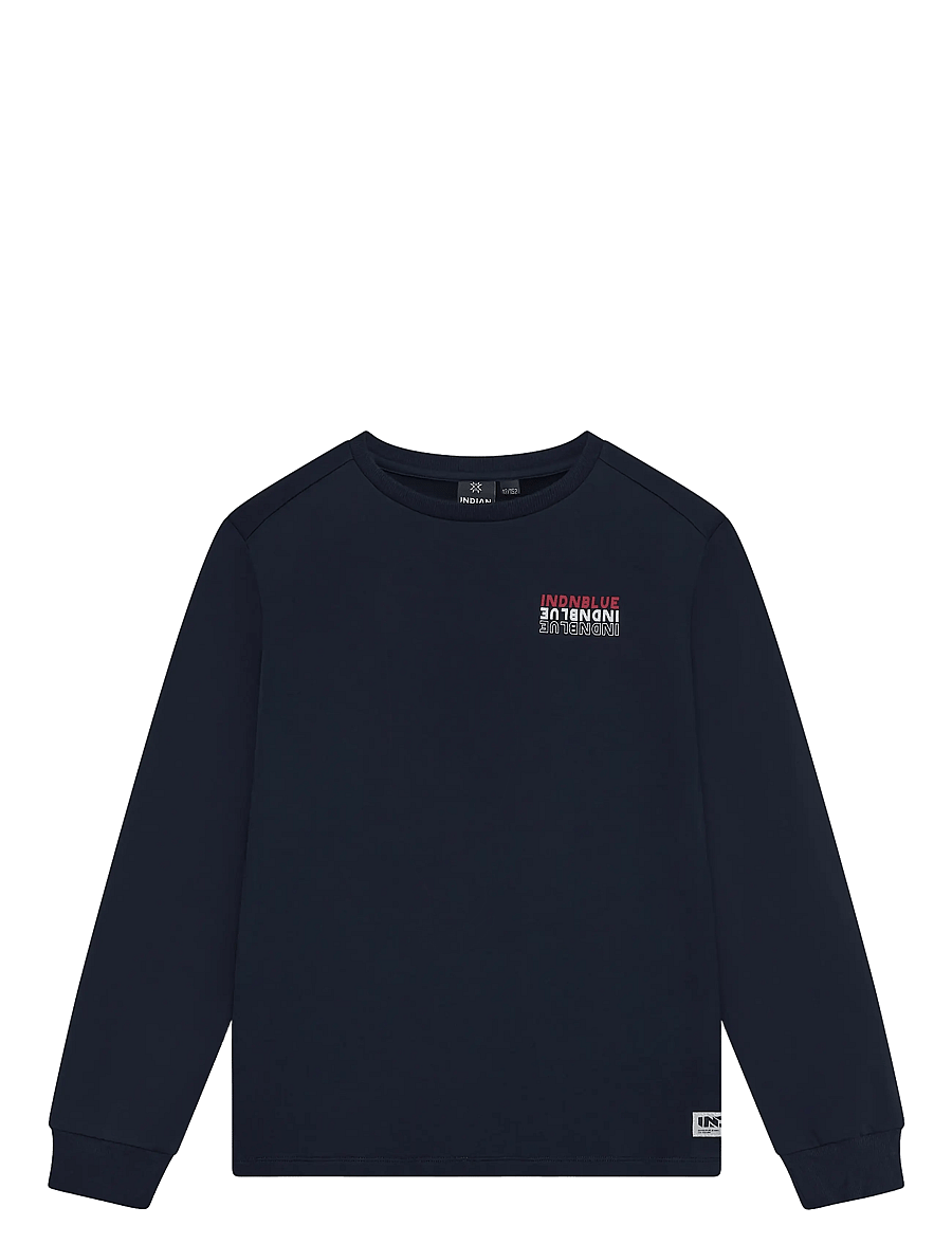 Indian Blue Jeans - T-Shirt LS Backprint Indian - langärmelig - deep navy - 1