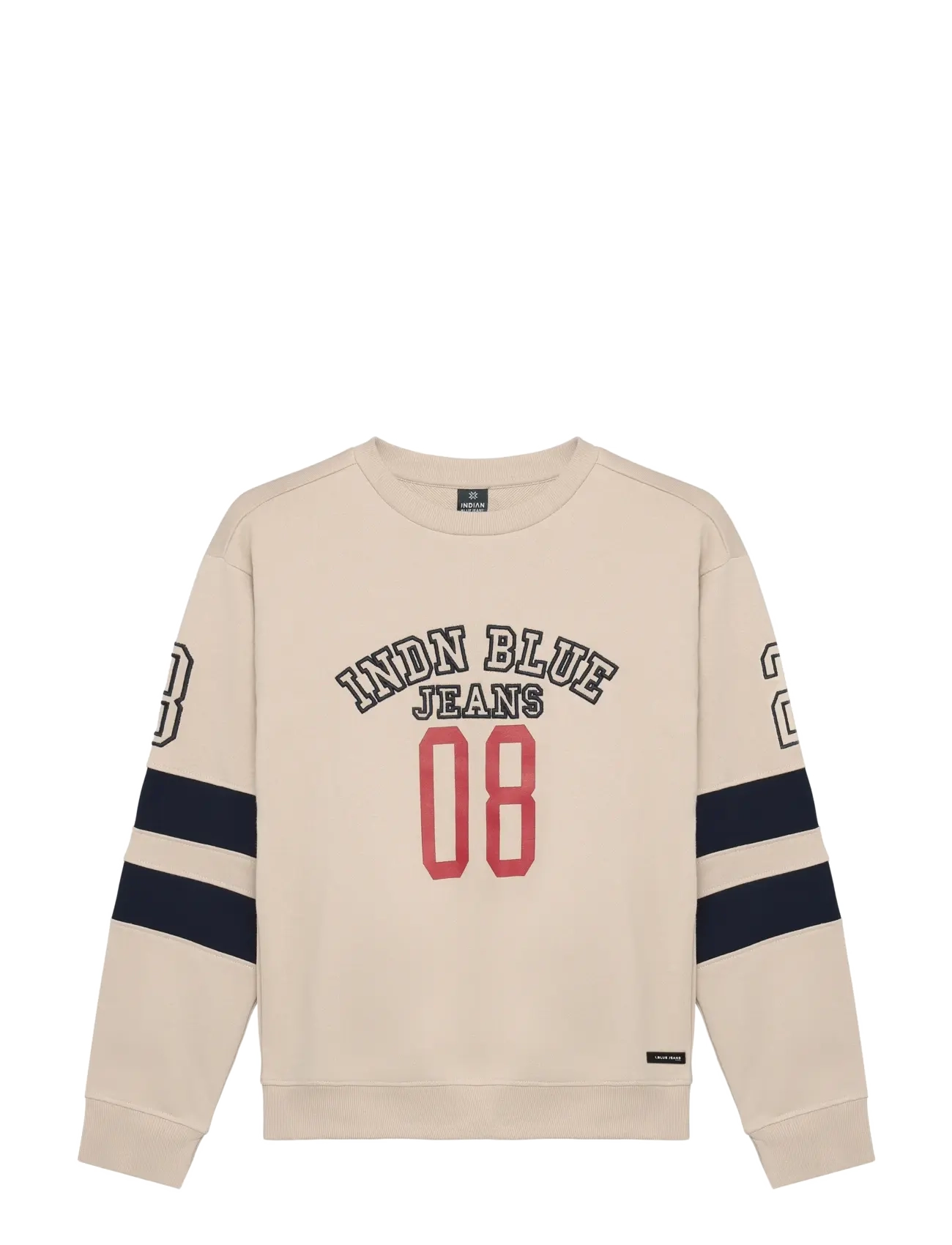 Indian Blue Jeans Loose Fit Sweat College INDN - Sweatshirts - PALE SAND / beige