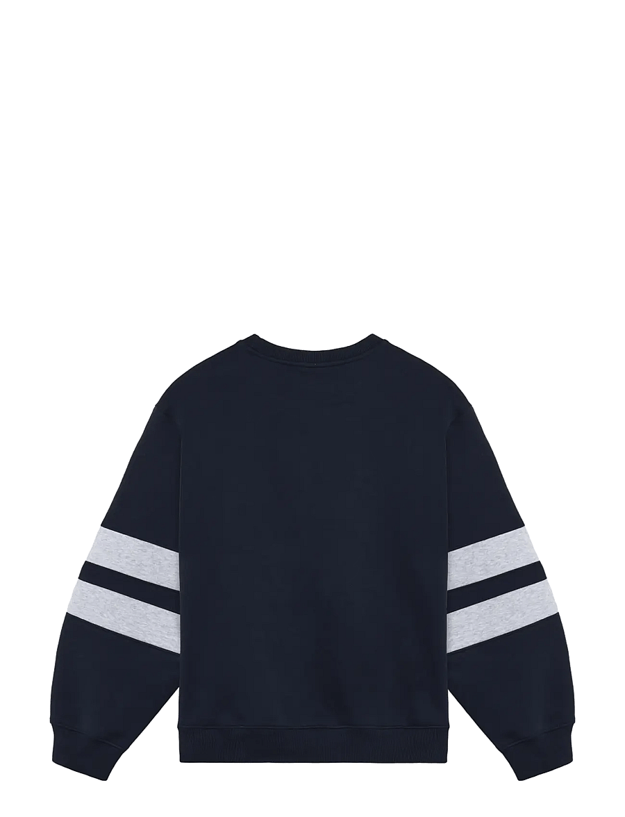 Indian Blue Jeans - Loose Fit Sweat College Brush - sweatshirts - deep navy - 1