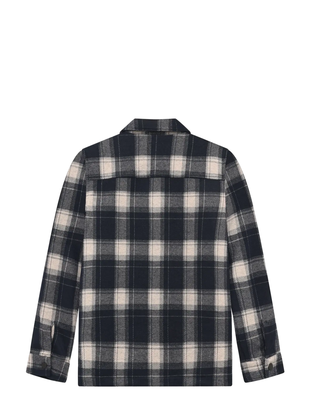 Indian Blue Jeans - Shirt Jacket Zip Check - overshirts - antra ash - 1