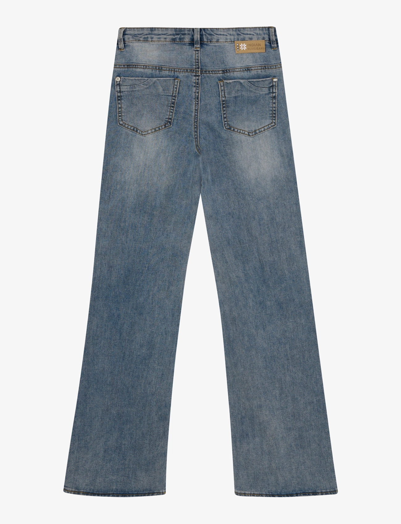 Indian Blue Jeans - 2124 Wide Fit Used Jeans - džinsi ar platām starām - damaged light denim - 1