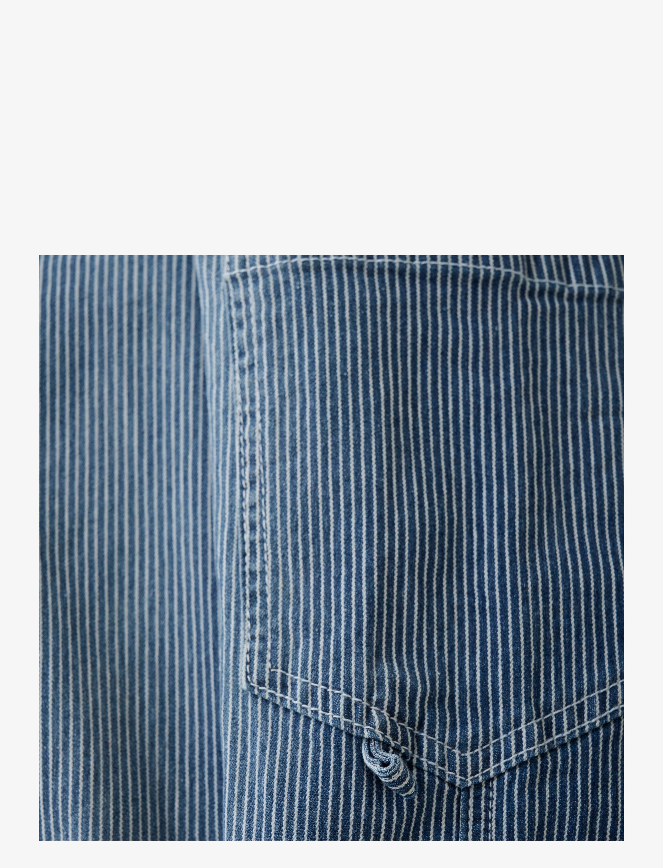 Indian Blue Jeans - Wide Worker Striped Pants - hosen mit weitem bein - blueprint - 3