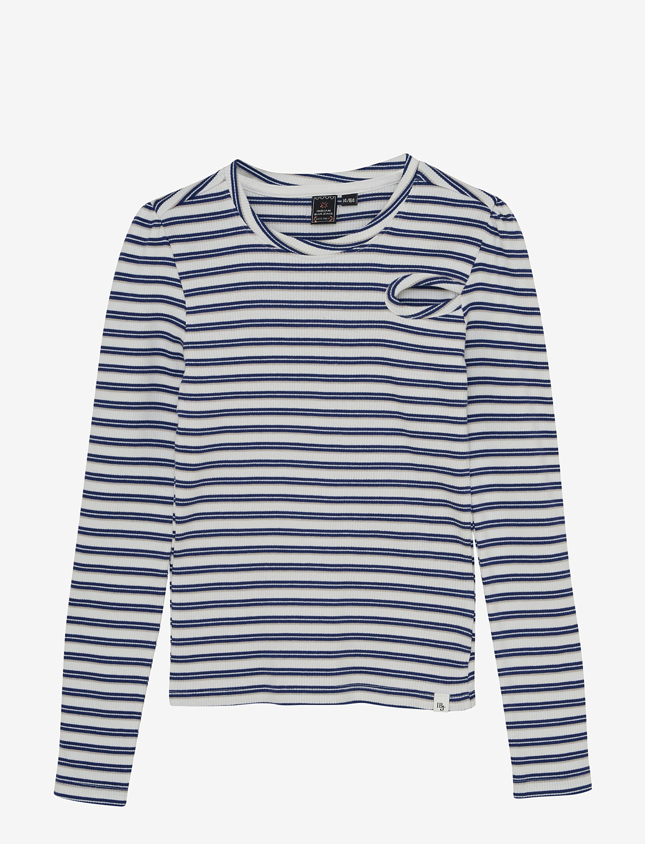 Indian Blue Jeans - T-shirt LS Striped - langærmede t-shirts - blueprint - 0
