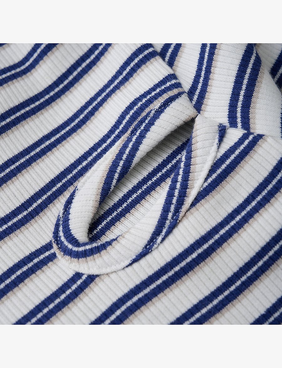 Indian Blue Jeans - T-shirt LS Striped - långärmade t-shirts - blueprint - 2