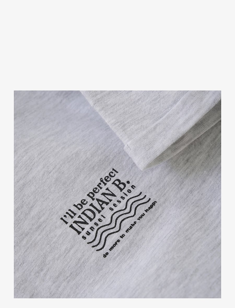Indian Blue Jeans - T-shirt Backprint - kurzärmelige - dove - 2