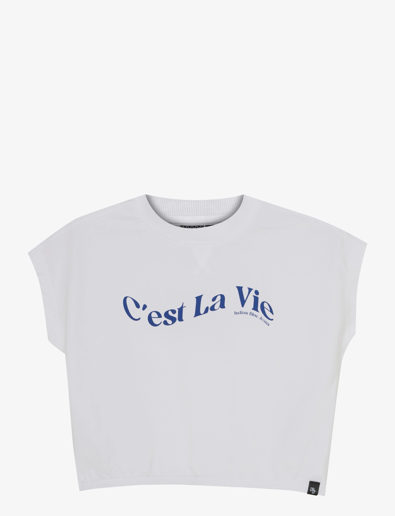 Indian Blue Jeans T-shirt Wide Cropped - App deal - BRIGHT WHITE / white