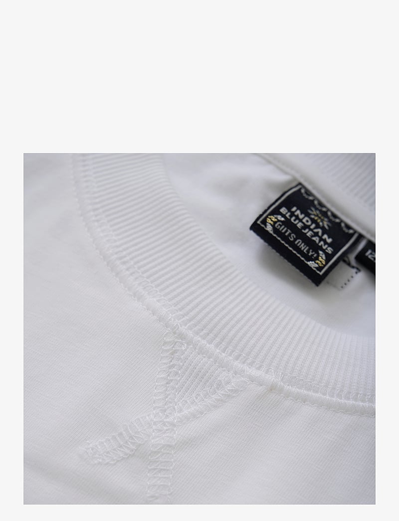 Indian Blue Jeans - T-shirt Wide Cropped - lühikeste varrukatega t-särgid - bright white - 3