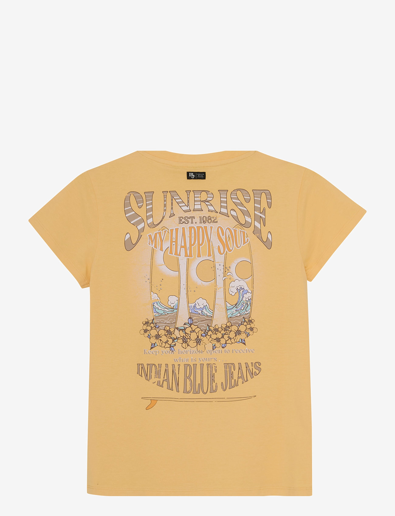 Indian Blue Jeans - T-shirt Chest and Backprint - kortærmede t-shirts - sunburst - 2