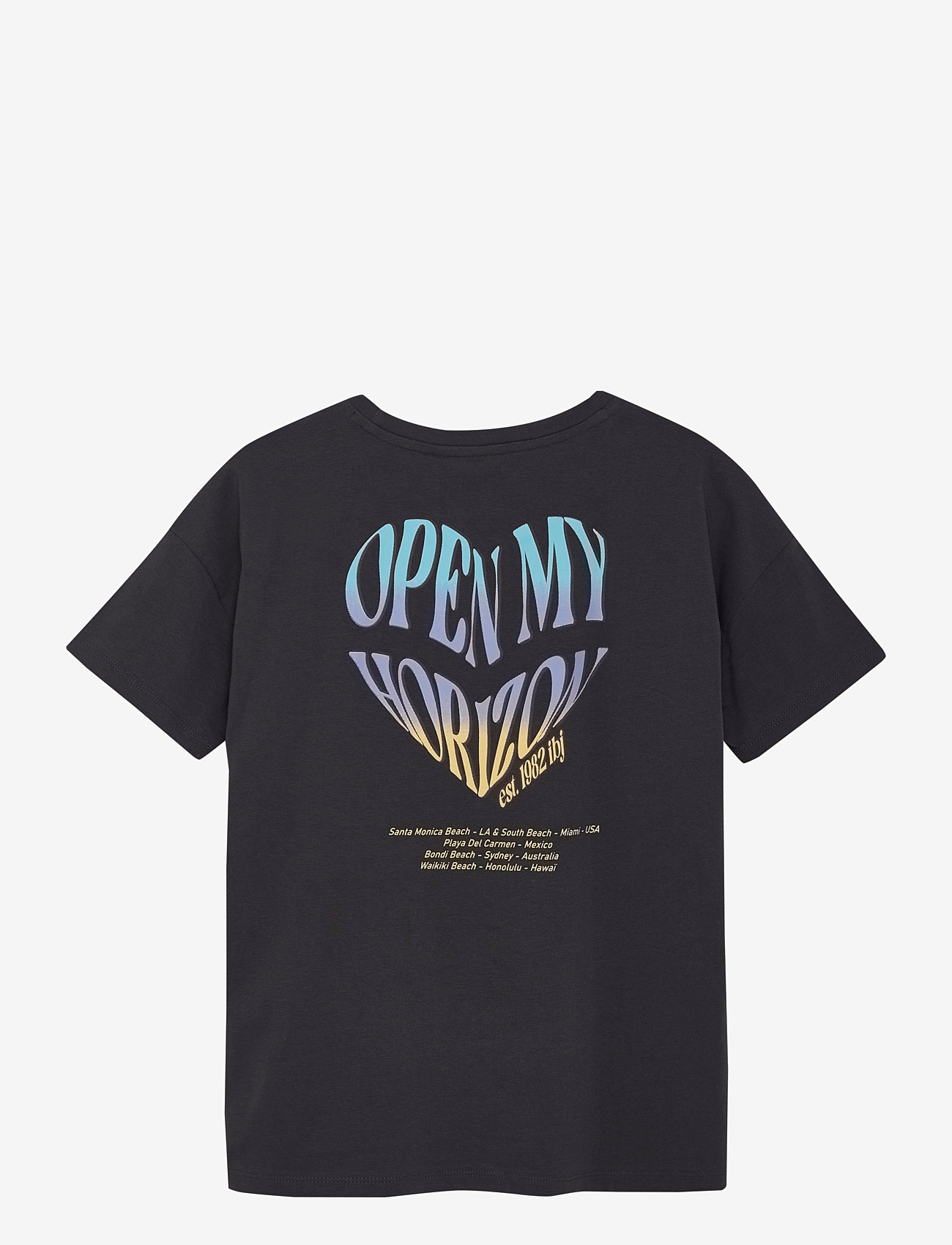 Indian Blue Jeans - T-shirt Backprint - kortärmade t-shirts - phantom - 1