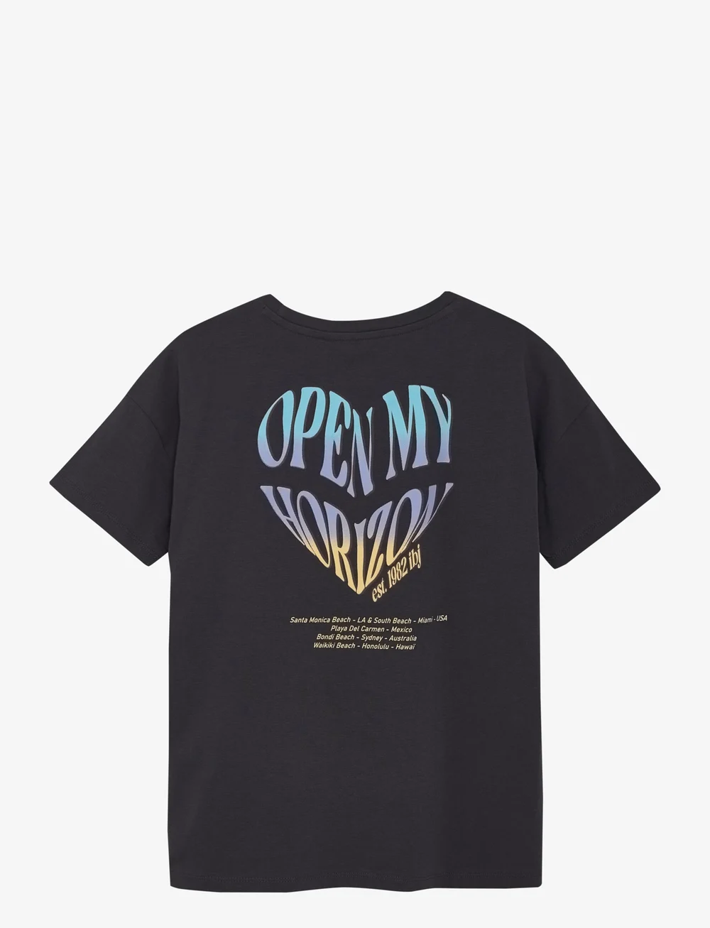 Indian Blue Jeans - T-shirt Backprint - kortærmede t-shirts - phantom - 1