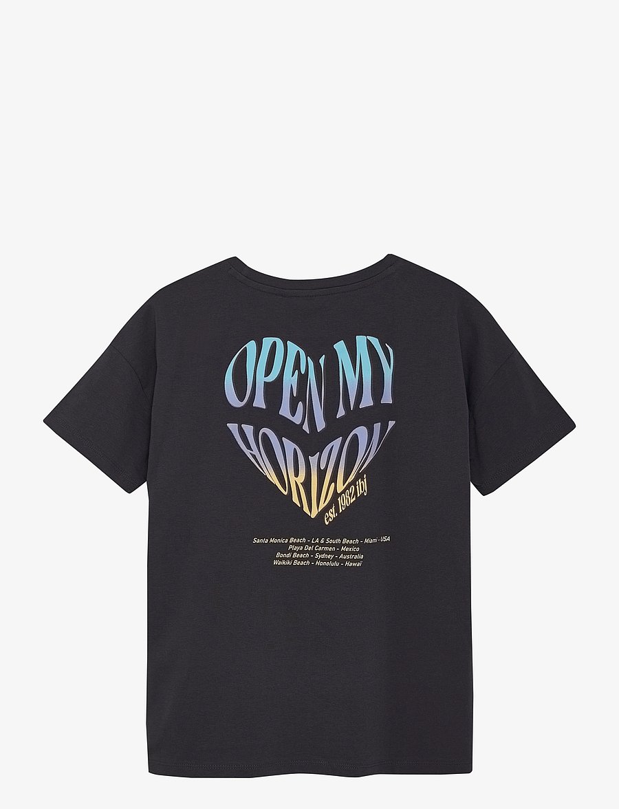 Indian Blue Jeans - T-shirt Backprint - lühikeste varrukatega t-särgid - phantom - 1