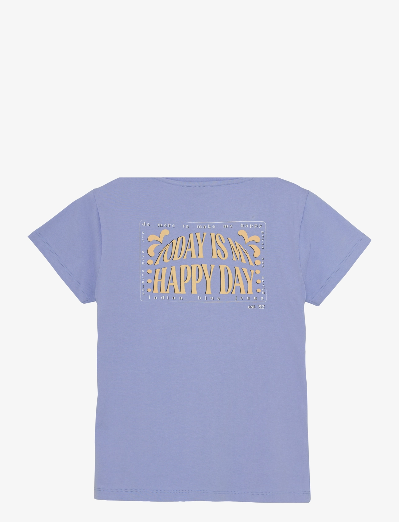 Indian Blue Jeans - T-shirt Chest and Backprint - lühikeste varrukatega t-särgid - easter egg - 1