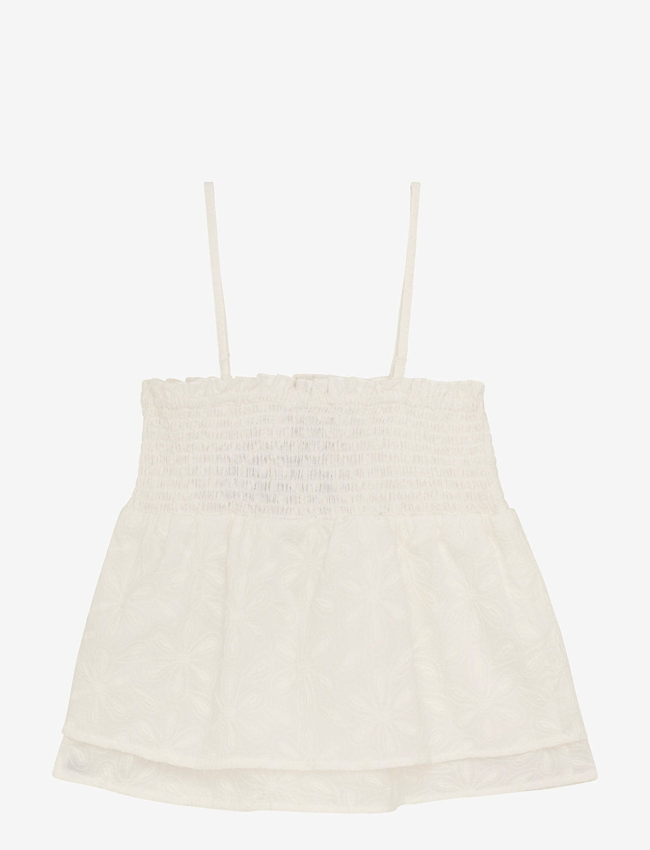 Indian Blue Jeans - Broderie Singlet - linnen - cloud - 1