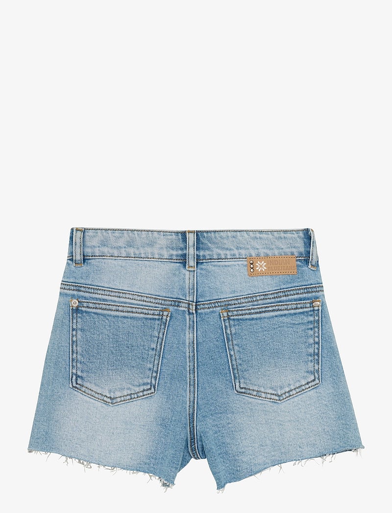Indian Blue Jeans - Wide Denim Shorts Damaged - jeansshorts - light denim blue - 2