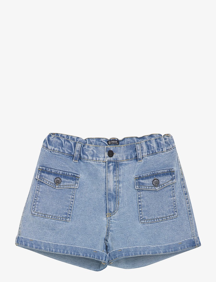 Indian Blue Jeans - Denim Cargo Shorts Blue - casual shorts - light denim blue - 0