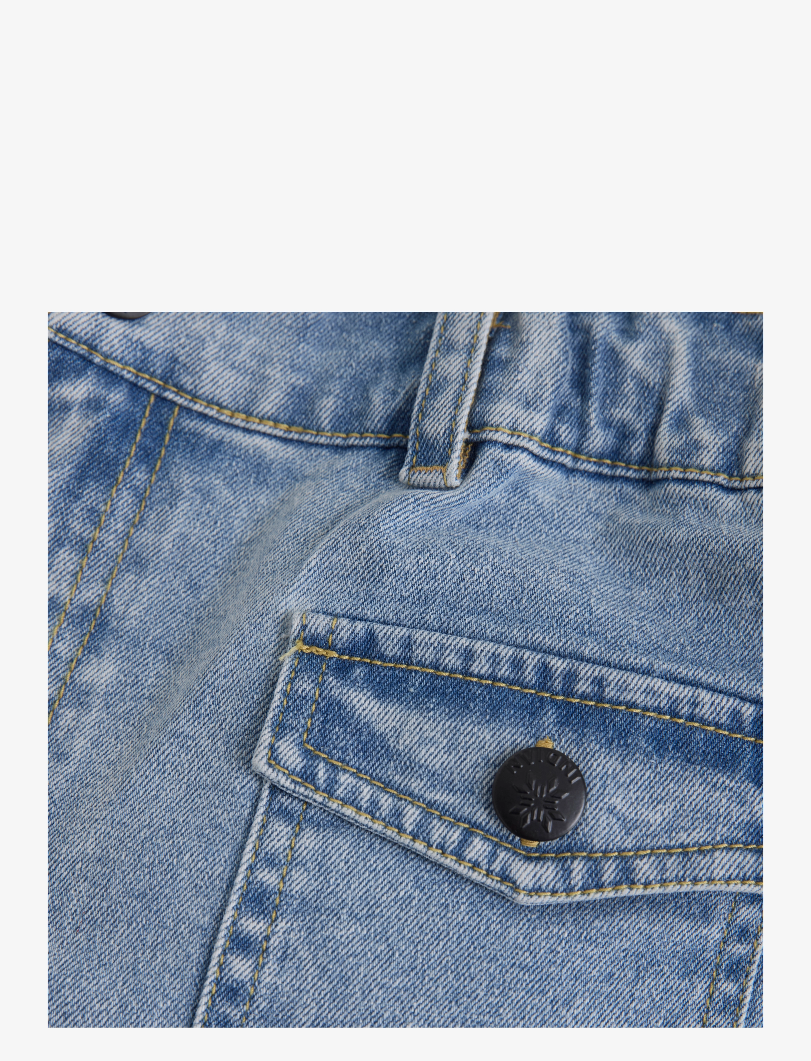 Indian Blue Jeans - Denim Cargo Shorts Blue - casual shorts - light denim blue - 2