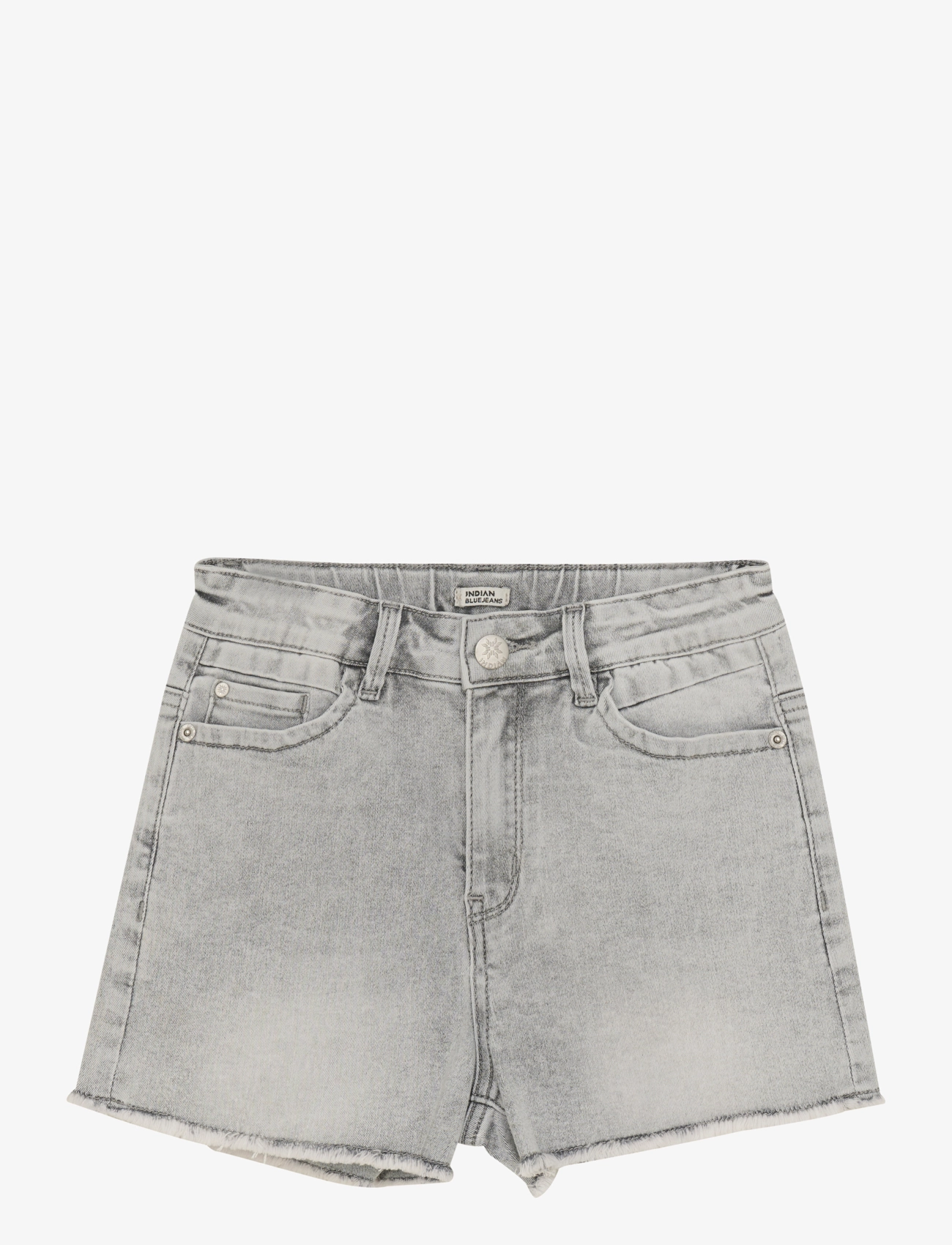 Indian Blue Jeans Denim Shorts Wide Grey, 110, Unterteile, Grau - Shorts, Kinder