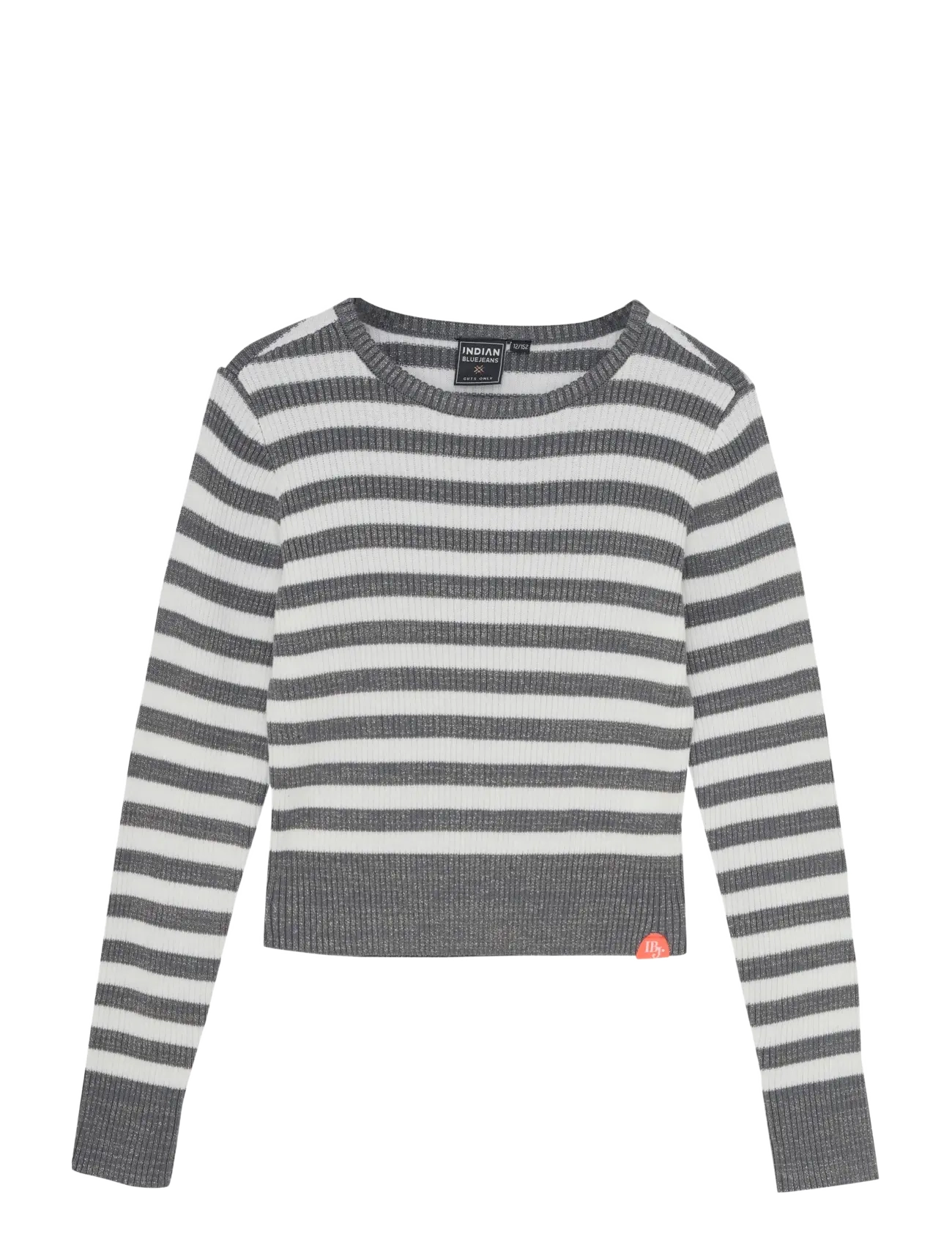 Indian Blue Jeans - Knitted Top Metallic - trøjer - cloud - 0