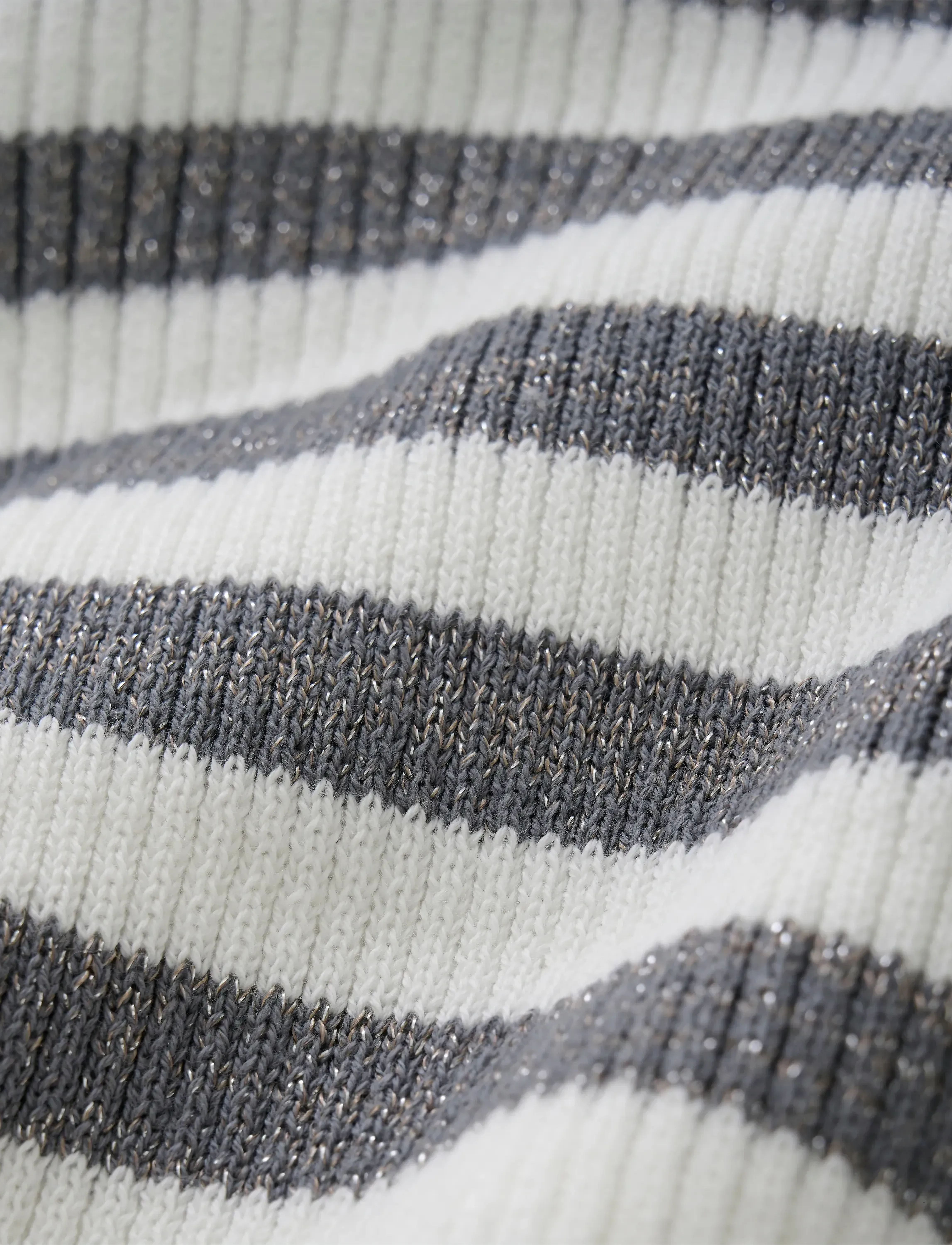 Indian Blue Jeans - Knitted Top Metallic - trøjer - cloud - 2