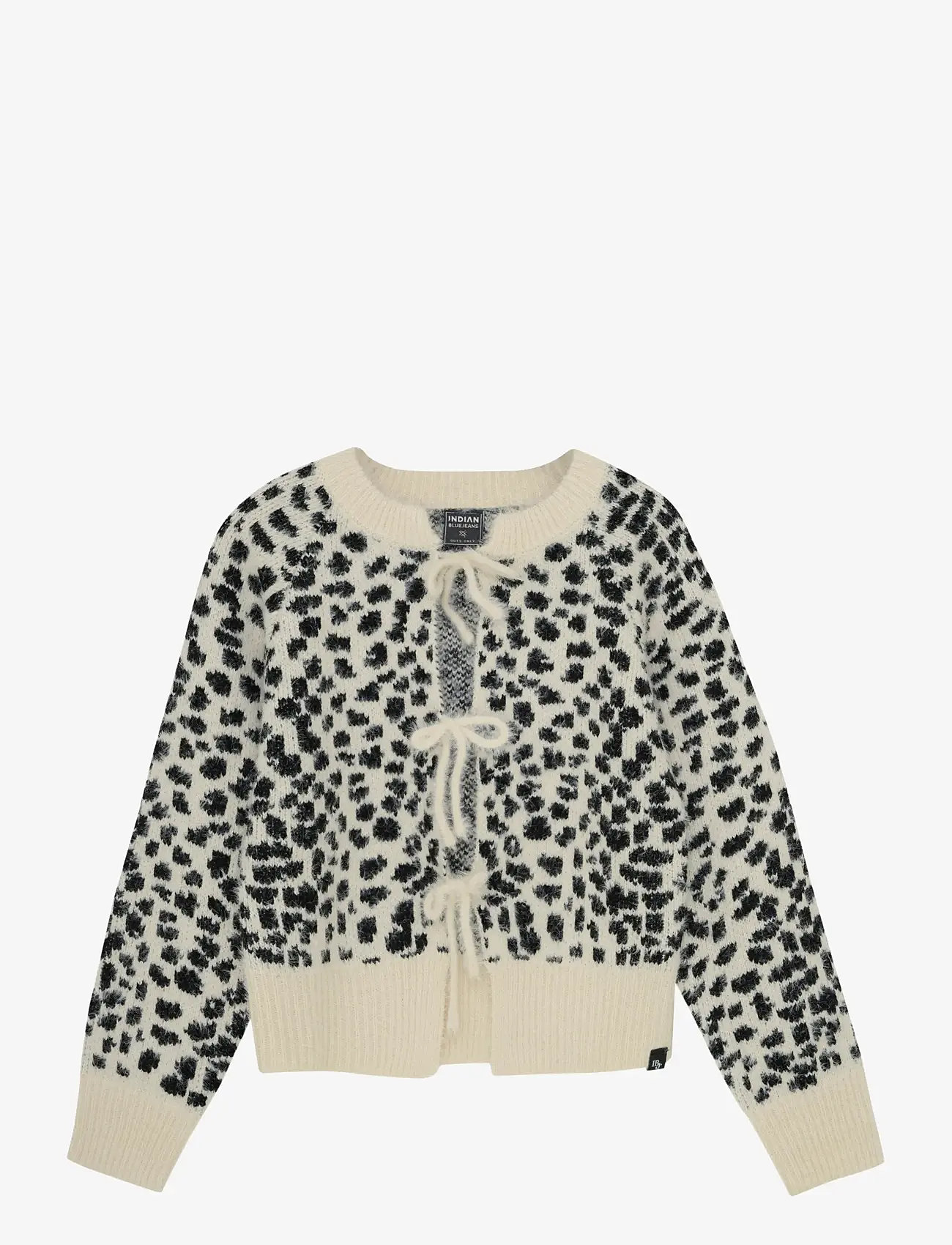Indian Blue Jeans - Knitted Spotty - koftor - sandshell - 1