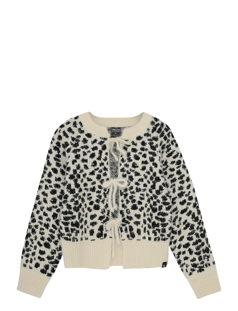 Indian Blue Jeans - Knitted Spotty - gilets - sandshell - 1