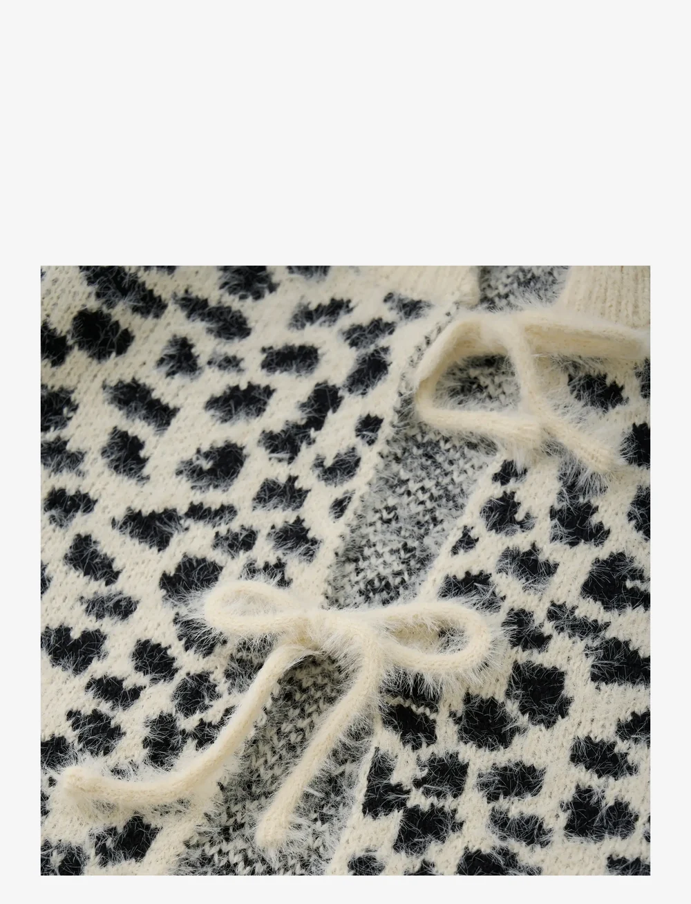 Indian Blue Jeans - Knitted Spotty - cardigans - sandshell - 3