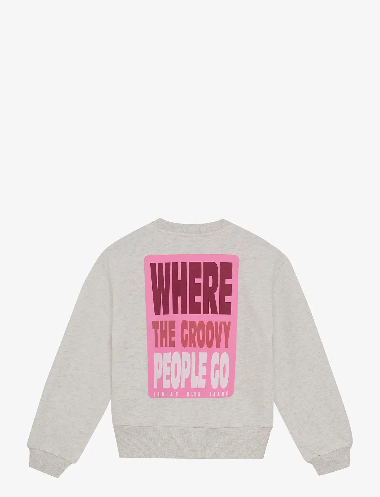 Indian Blue Jeans - Sweater Melange - sweatshirts - cloud - 2