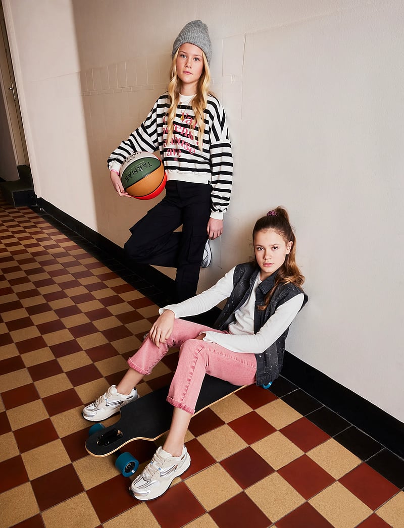 Indian Blue Jeans - Sweater Stripe - bluzy - cloud - 5