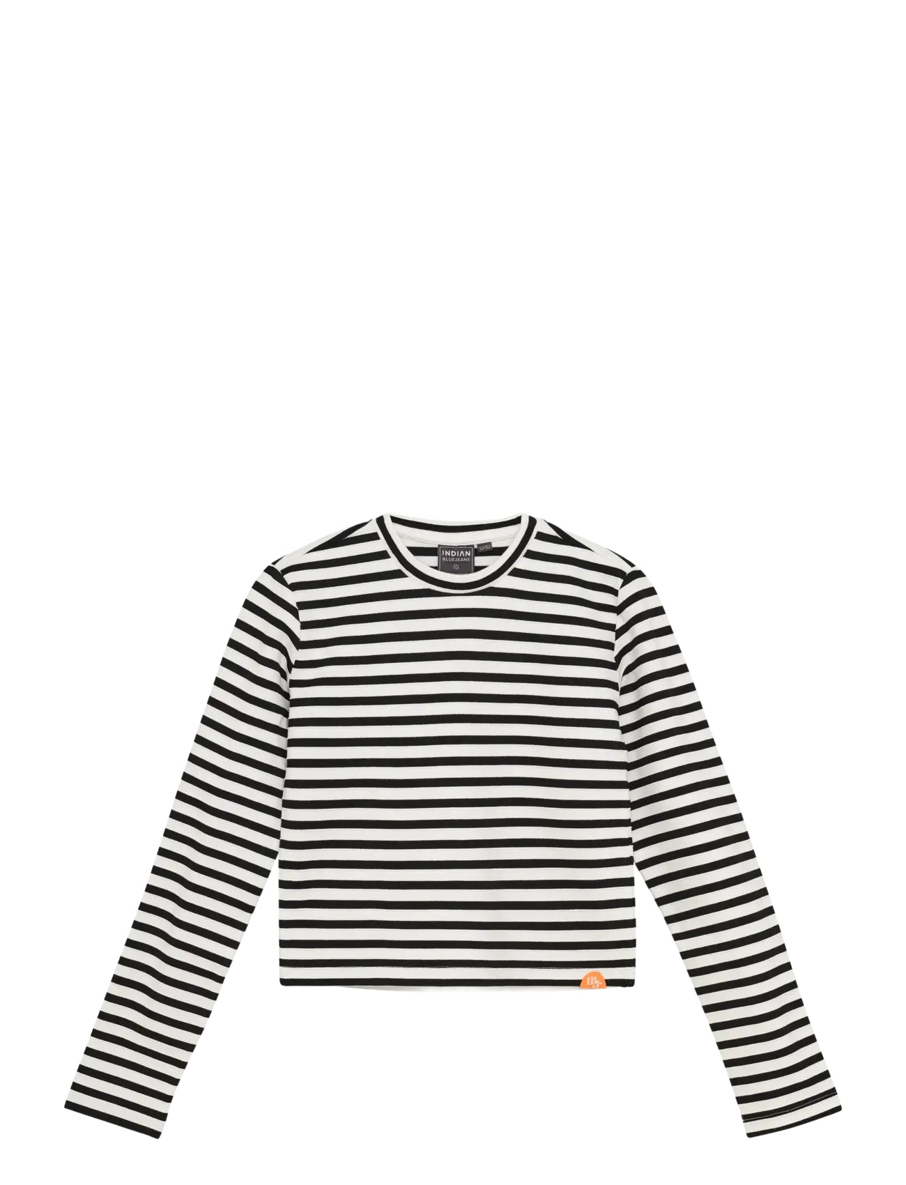 INDIAN Blau JEANS Longsleeve Stripe Weiß - 128 - Kinder
