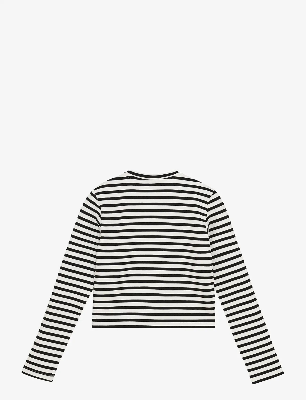 Indian Blue Jeans - Longsleeve  Stripe - långärmade t-shirts - black - 1